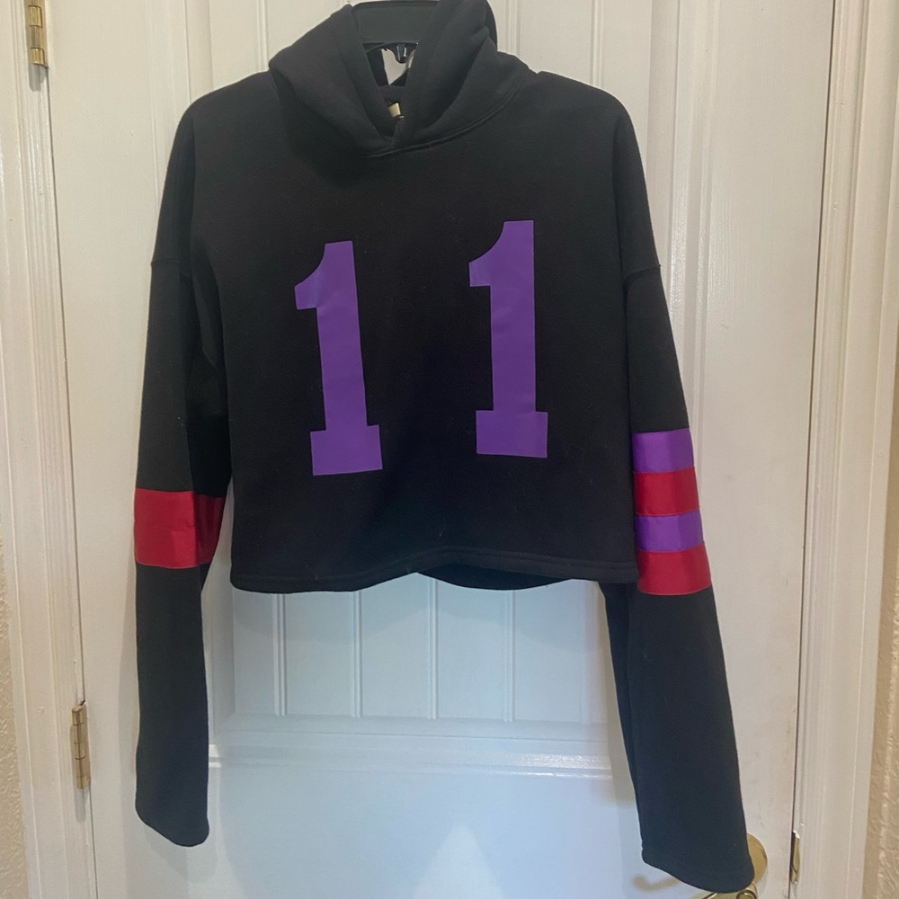 Emma and Sam Varsity number jacket